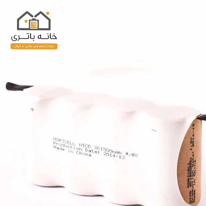 باتری جارو شارژی پارس خزر (سایا) 4.8 ولت 1500 میلی آمپرجدید