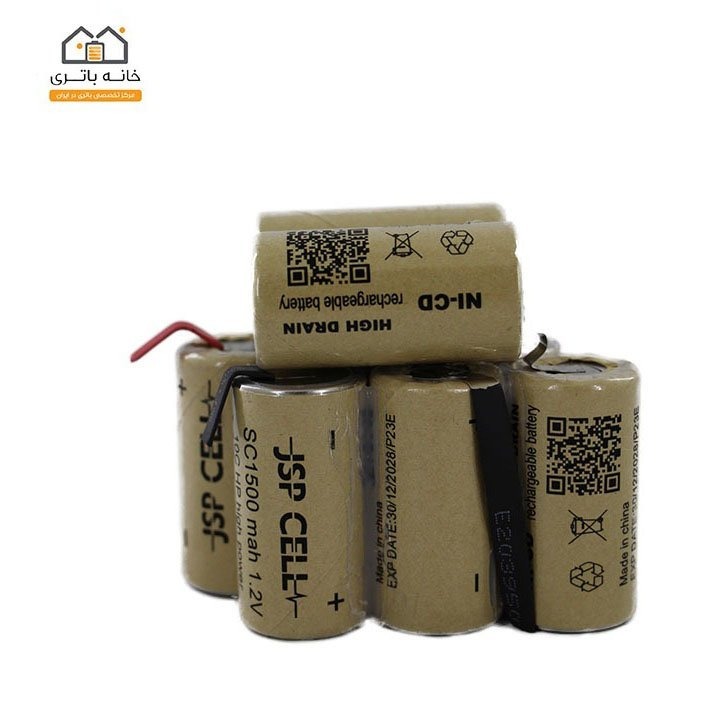 باتری جارو شارژی گاسونیک 9.6 ولت 1500 میلی آمپرجدید