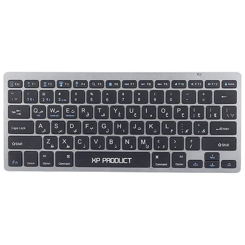 کیبورد بی سیم ایکس پی-پروداکت مدل XP-4600K، سوییچ ممبران، Tenkeyless