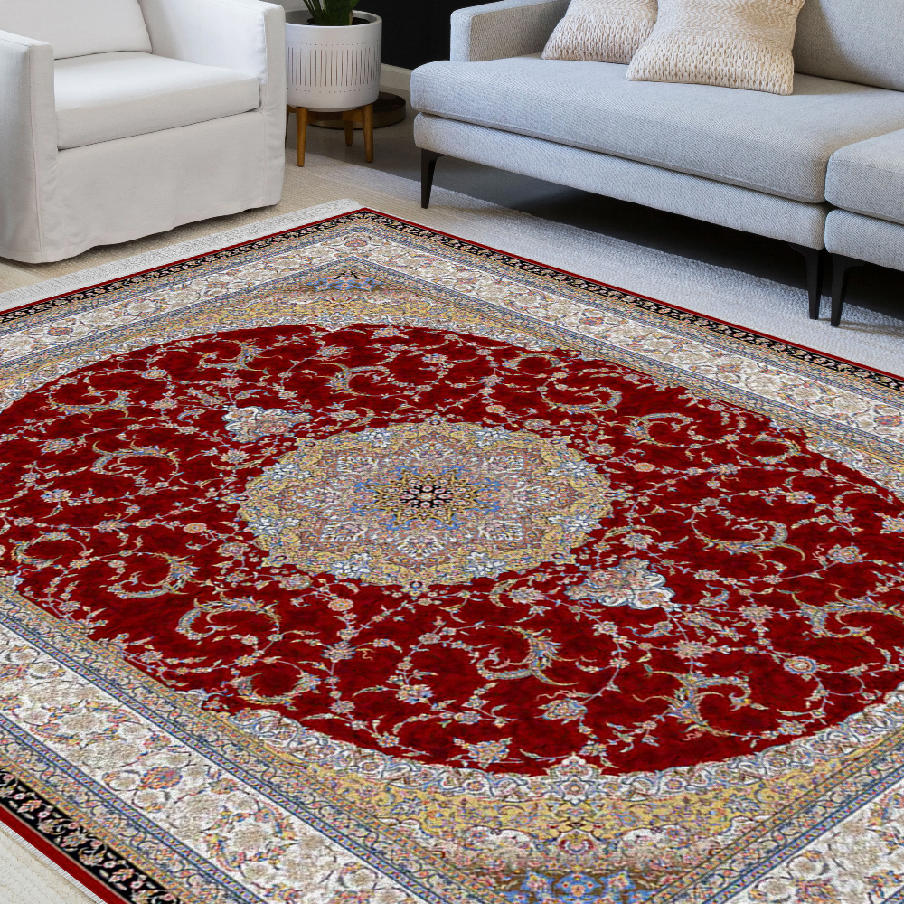 فرش لیلی طرح گلسان | 1200 شانه | 4 رنگ