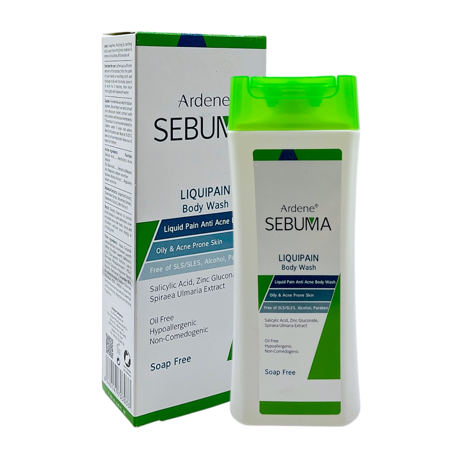 مایع شوینده غیر صابونی بدن سبوما 250ml