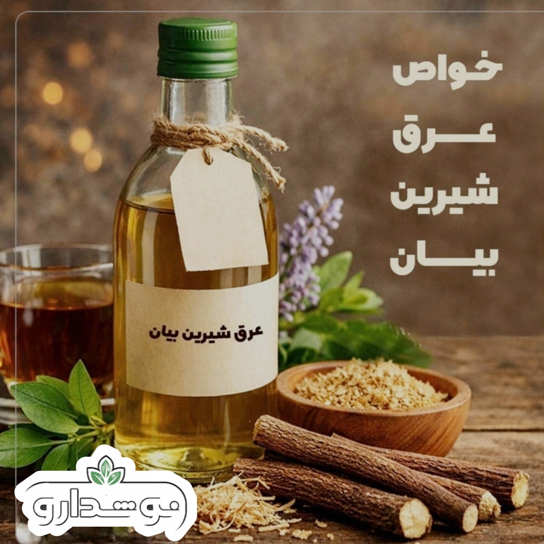عرق شیرین بیان 10 لیتریجدید