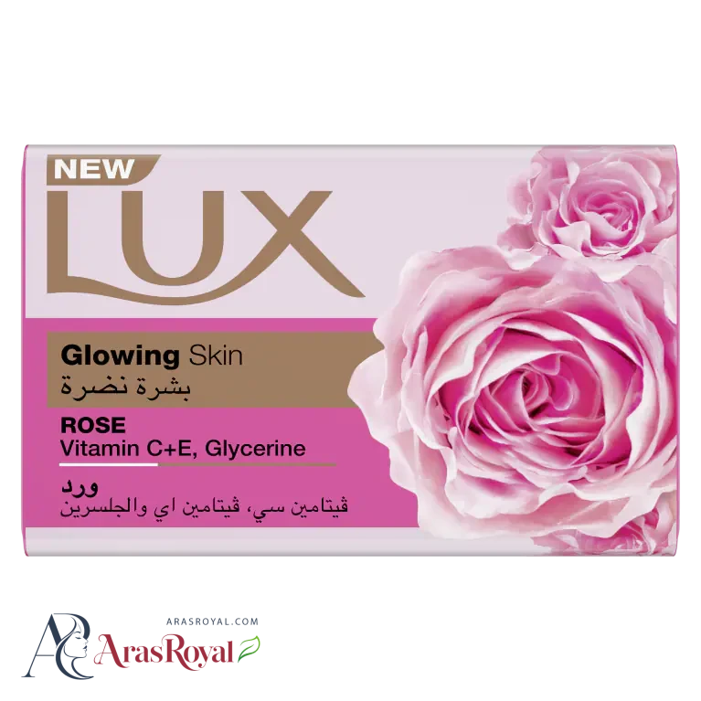 صابون لوکس LUX رایحه گل رز بسته 6 عددی حجم 1020 گرم 6*170