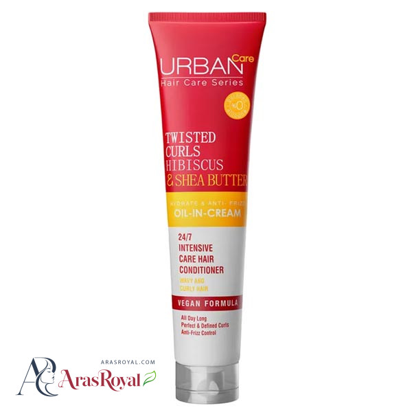 کرم موی بعد حمام مو های فر اوربن کر Urban Care حاوی شی باتر حجم 175 میل