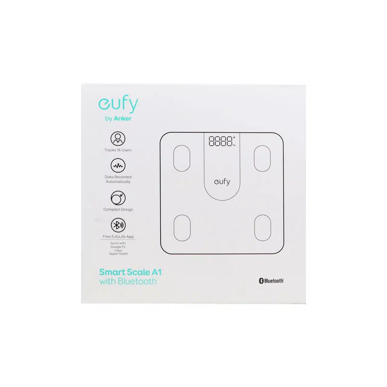 ترازو هوشمند ANKER مدل Eufy Smart Scales A1 T9120K11 - مشکی (گارانتی شش ماهه شرکتی)جدید