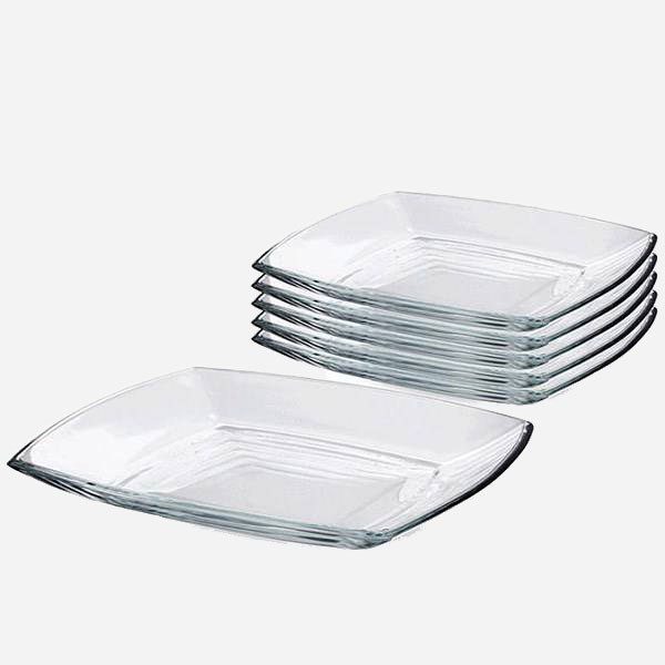 بشقاب برنج چهارگوش توکیو پاشاباغچه کد 54087 (6 تایی)