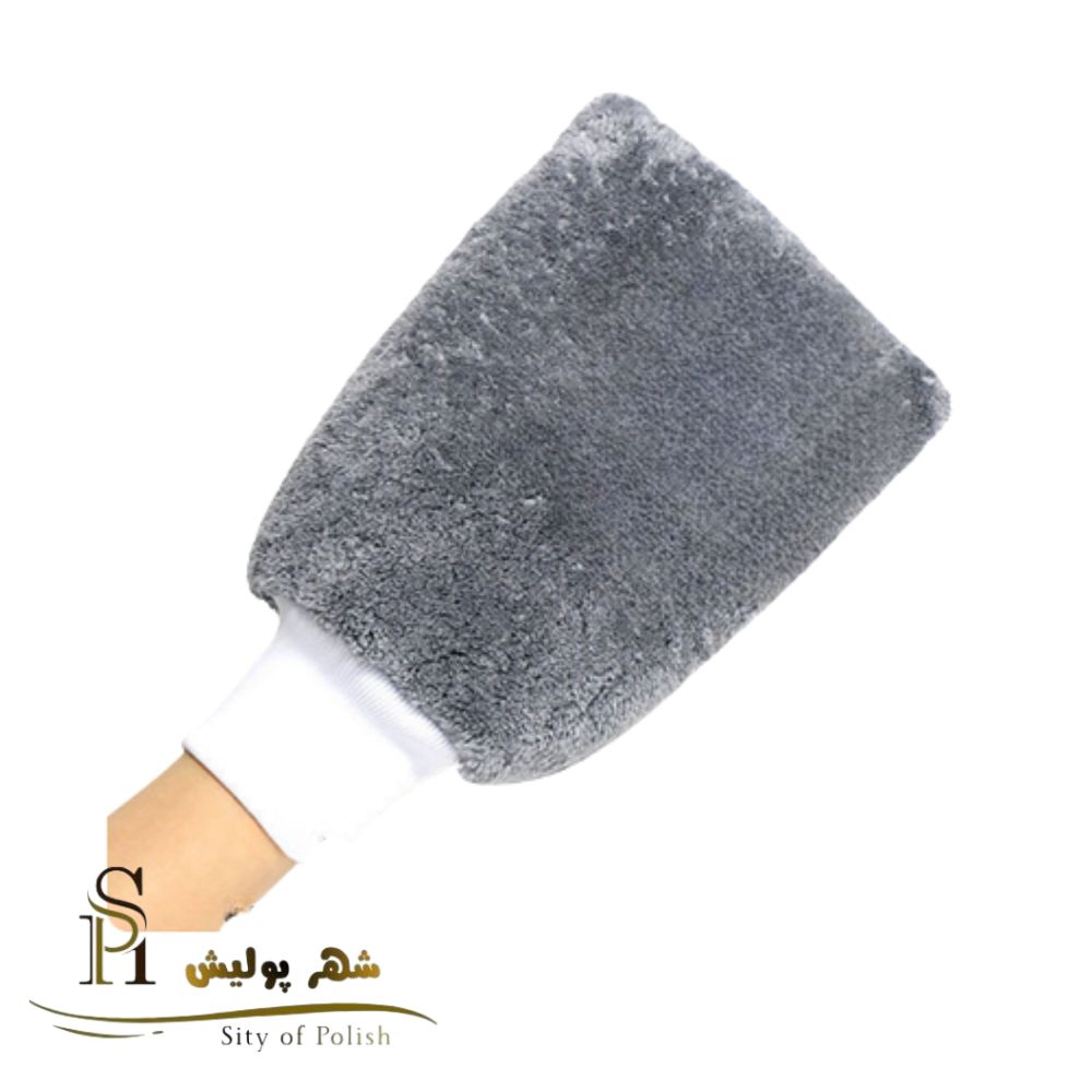 دستکش شستشوی بدنه خودرو ویت آس مدل WithUs Soft Wash Mitt 16x28cm