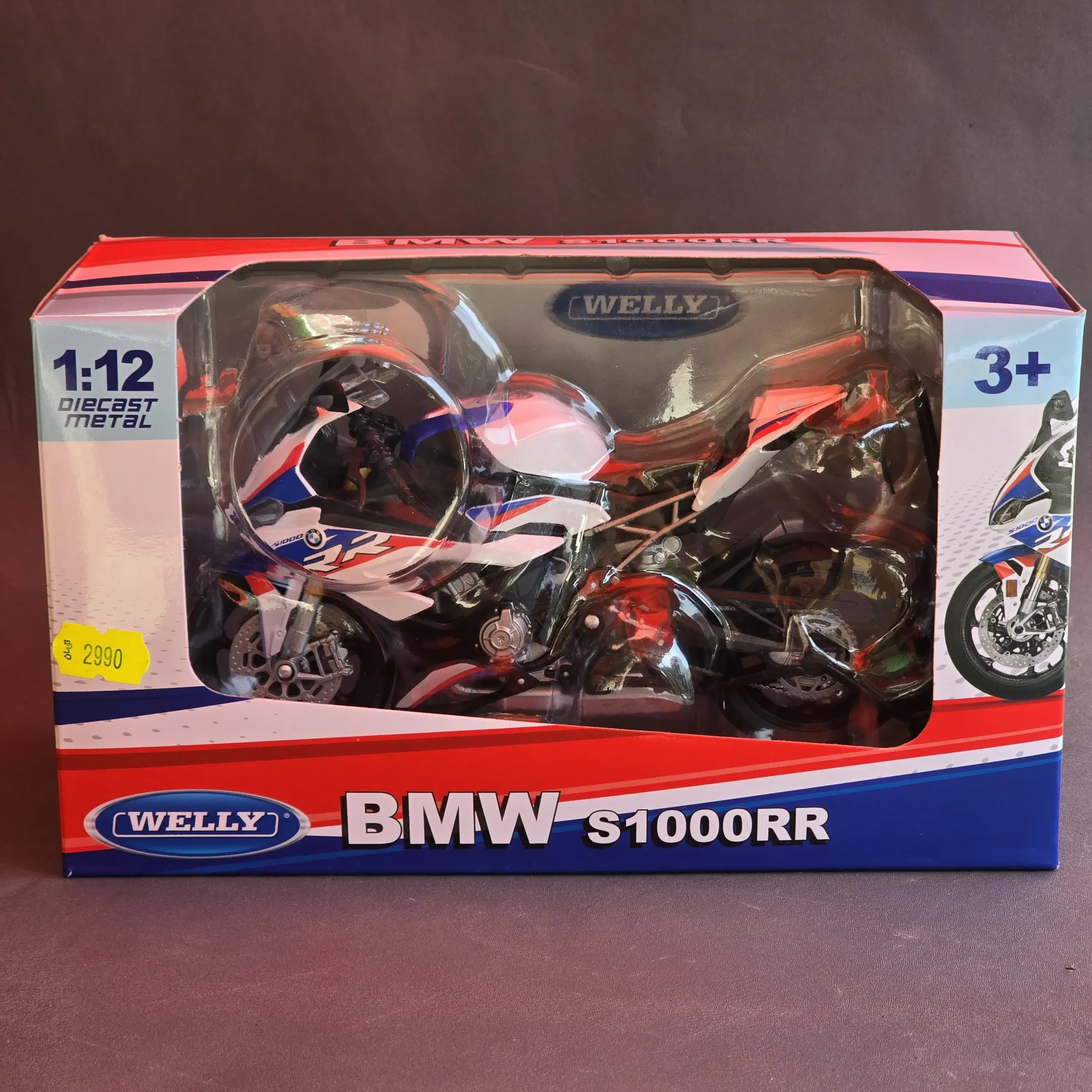 ماکت موتورسیکلت برند ویلی مدل بی ام و BMW S1000RRجدید