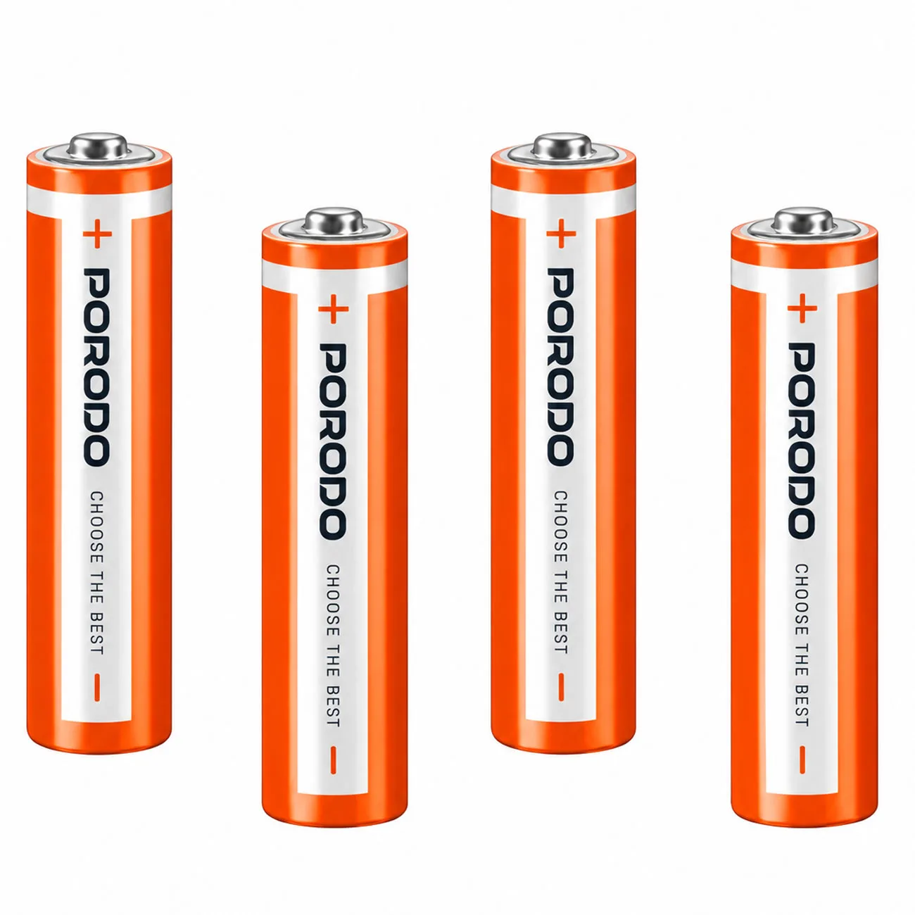 باتری نیم قلمی قابل شارژ پورودو Porodo مدل PDAAA8RB بسته 4 عددیجدید