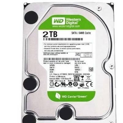 هارد 3.5 اینچی کامپیوتر وسترن دیجیتال ظرفیت 2 ترابایت یکسال گارانتیجدید