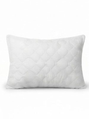 بالش فیروزه مدل دو لبه مغزیدوزی شده سایز 50×70 سانتیمتر - کد 568 (پارچه تترون)