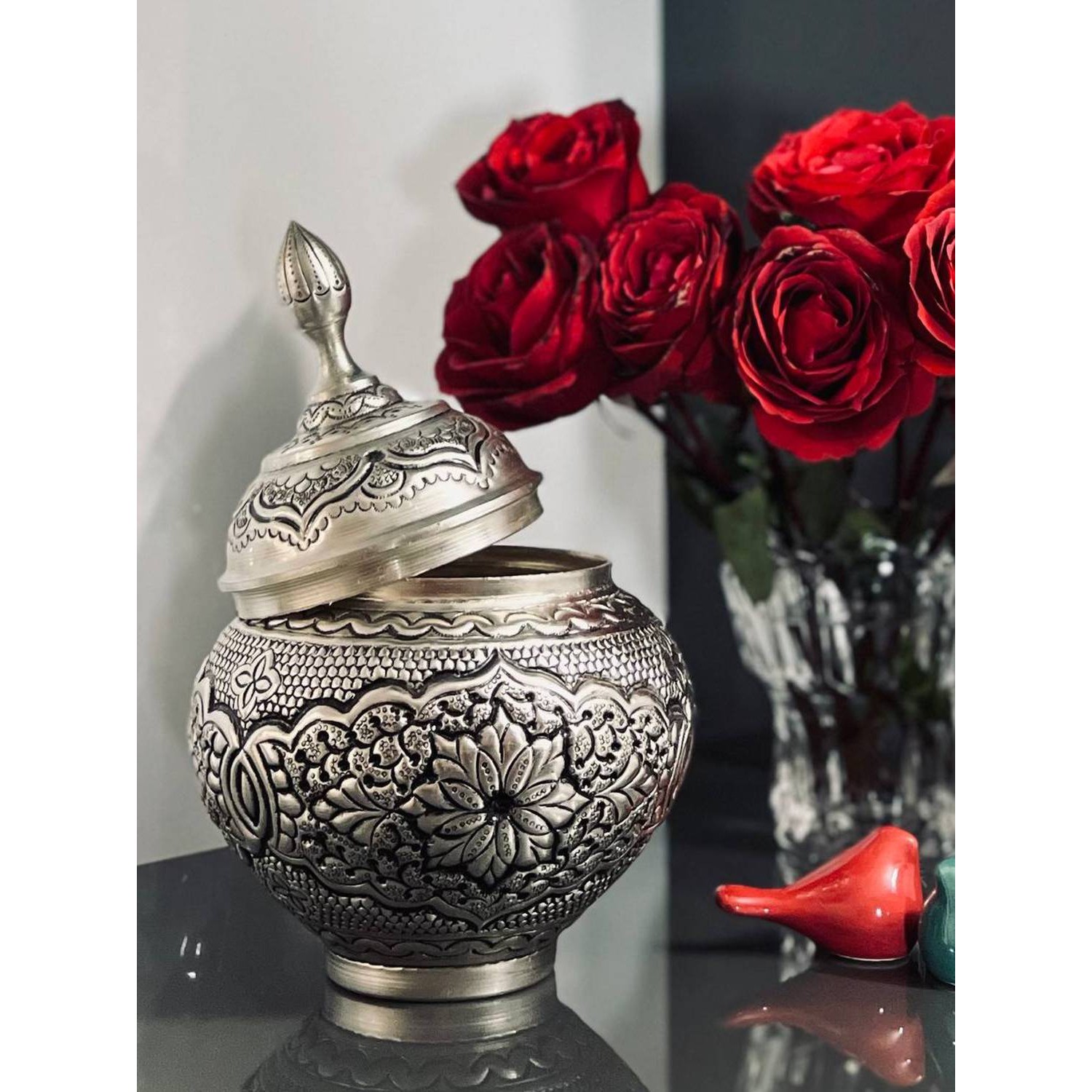 شکلات خوری سیبی کوچک قلمزنی اسلیمیجدید