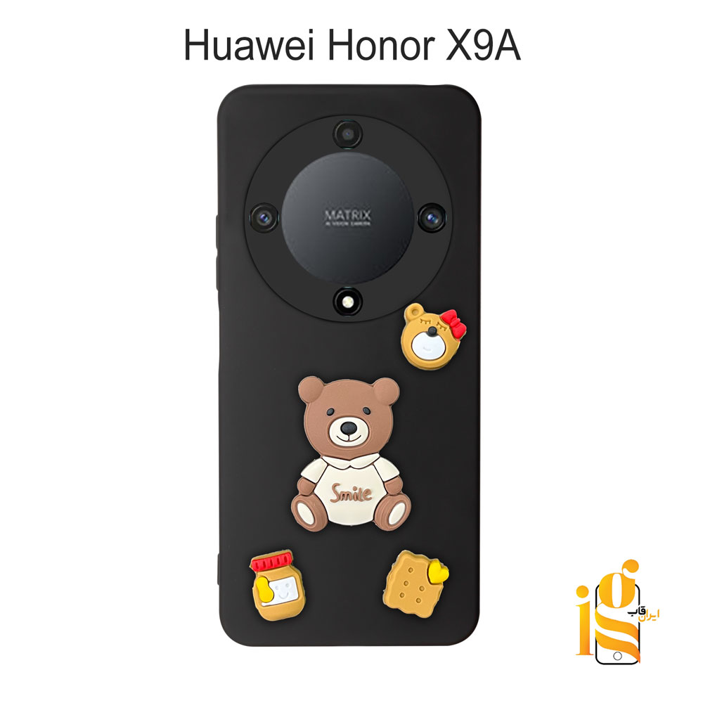 قاب دخترانه خرس پاستیلی برای گوشی هوآوی Honor X9A