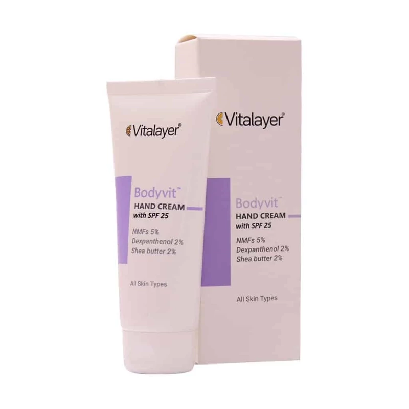 کرم مرطوب کننده دست SPF25 بادی ویت ویتالیر 75 میل