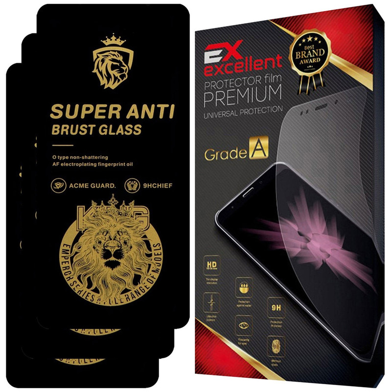 محافظ صفحه نمایش شیشه ای ایکس اکسلنت مدل XSA مناسب برای گوشی موبایل سامسونگ Galaxy A54 بسته سه عددیجدید