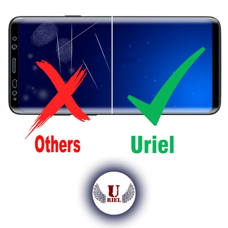 محافظ صفحه نمایش شیشه ای یوریل مدل SuperAnti مناسب برای گوشی موبایل سامسونگ Galaxy A54 بسته پنج عددیجدید