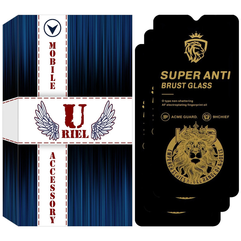 محافظ صفحه نمایش شیشه ای یوریل مدل SuperAnti مناسب برای گوشی موبایل شیائومی Poco M3 بسته سه عددیجدید