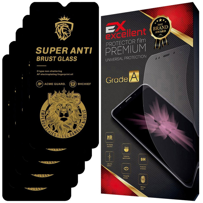 محافظ صفحه نمایش شیشه ای ایکس اکسلنت مدل XSA مناسب برای گوشی موبایل سامسونگ Galaxy A16 4G بسته پنج عددیجدید