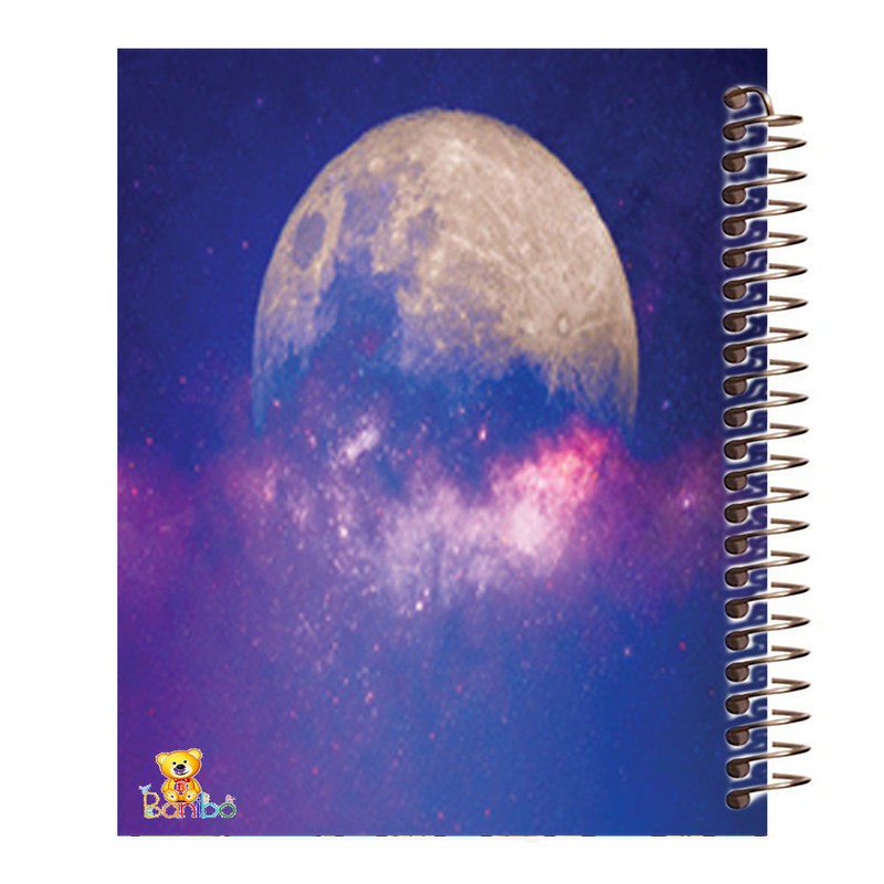دفتر نقاشی 100 برگ سیمی بانیبو مدل ماه کد 4667 مدل 1جدید