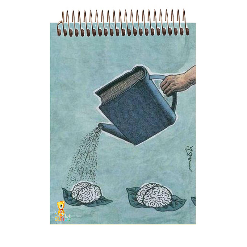 دفتر نقاشی 100 برگ سیمی بانیبو مدل کتاب کد 3521 مدل 3جدید