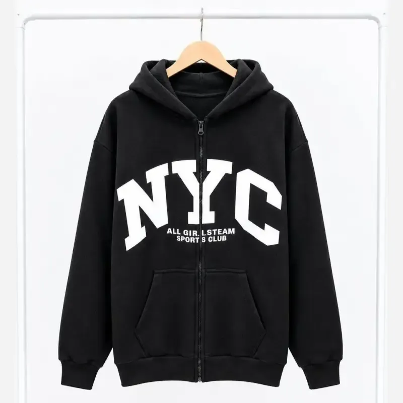 سویشرت NYC فلامنت داخل کرکی فری سایزجدید