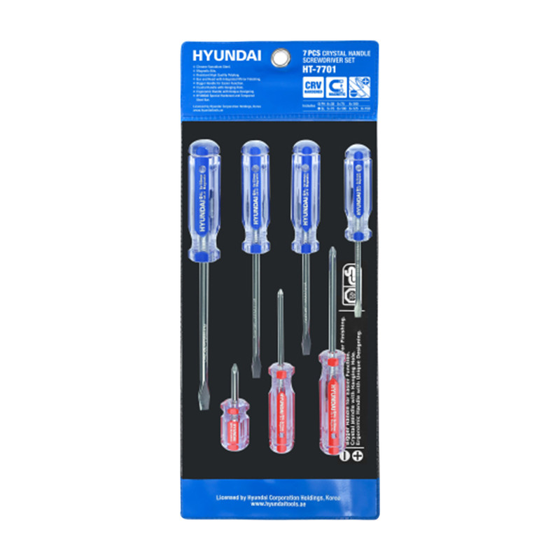 پیچ گوشتی هیوندای مدل HT-7701 بسته 7 عددی مدل 1جدید