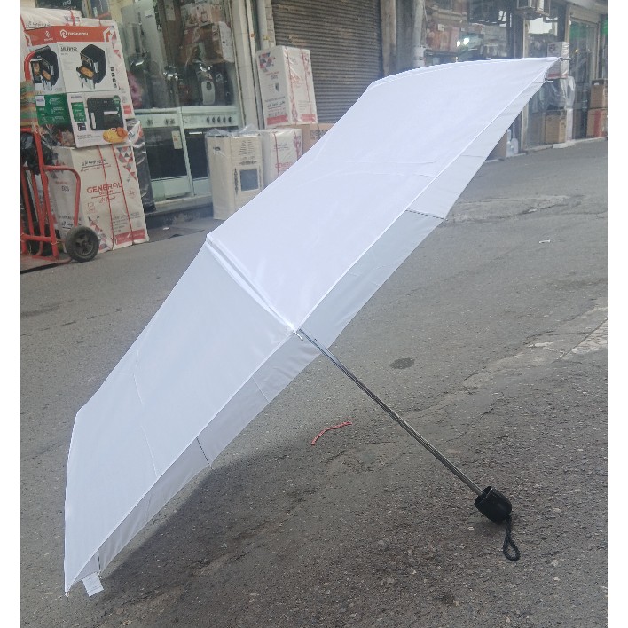 چتر سه تاشو سفیدجدید