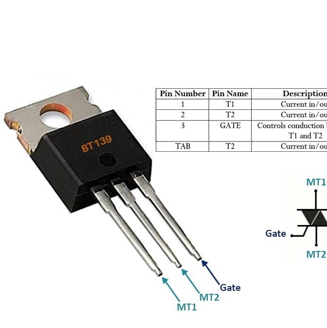 ترایاک BT139-600E