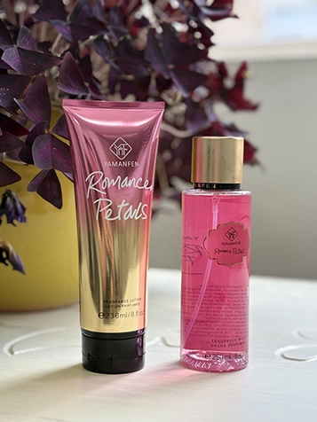 پک بادی اسپلش و لوسیون یامانفن مدل Romance Petals