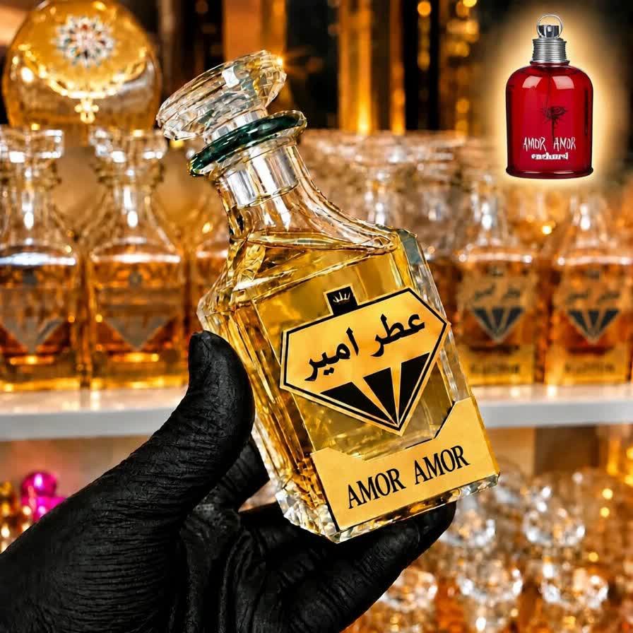 عطر امور امور زنانه همراه با شیشه عطر دلخواه 