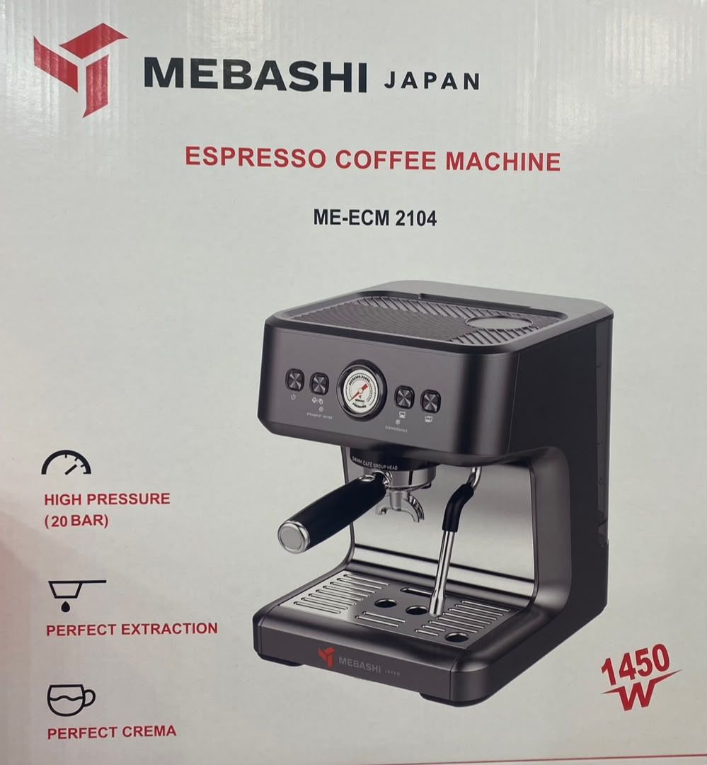 اسپرسوساز مباشی مدل ME-ECM 2104 | اسپرسوساز 1450 وات 20 بار