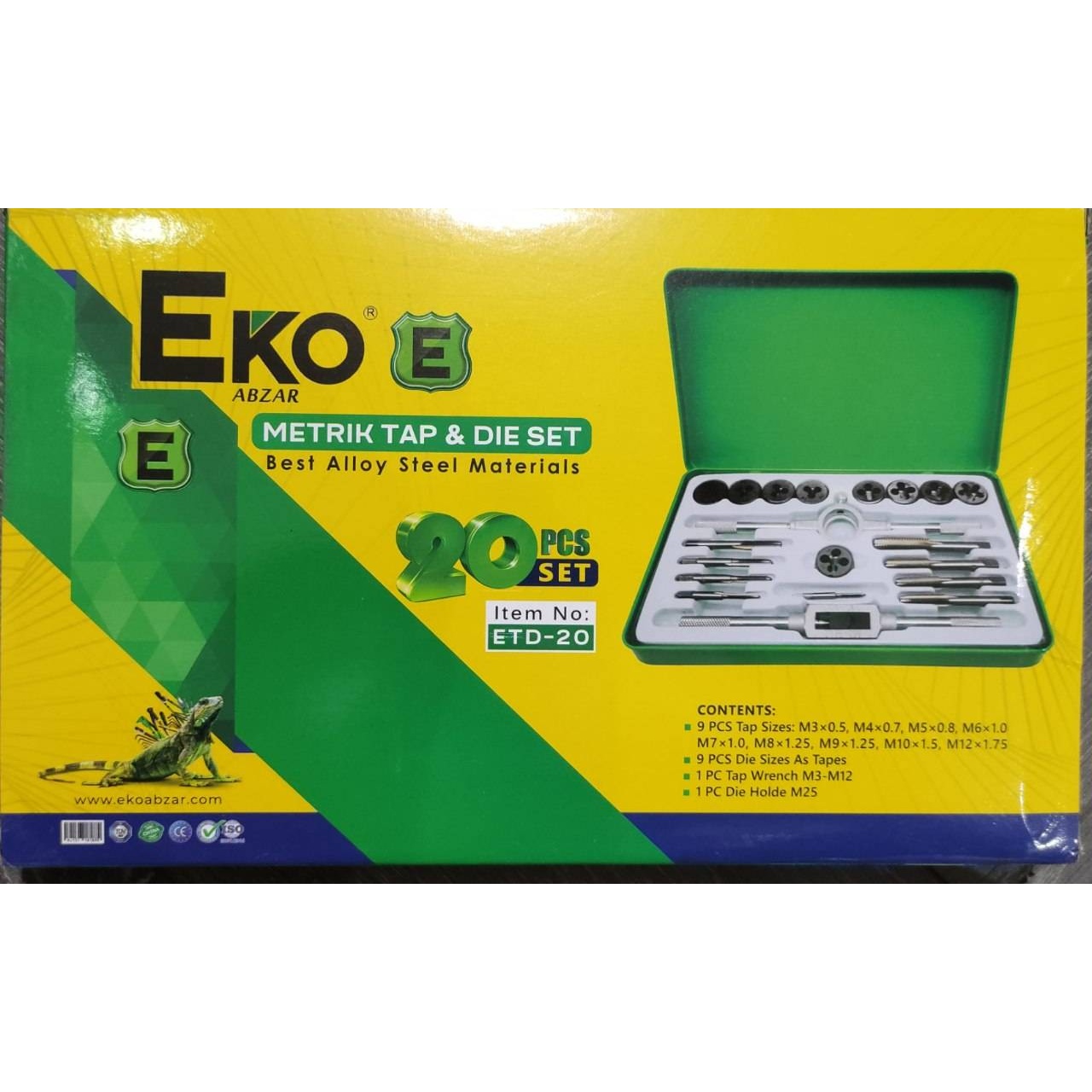 ست حدیده و قلاویز 20پارچه برند اکوجدید