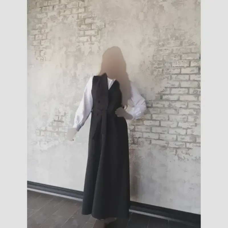 وست و کمربند زنانه طرح نلا جنس کرپ مازراتی قد 140جدید