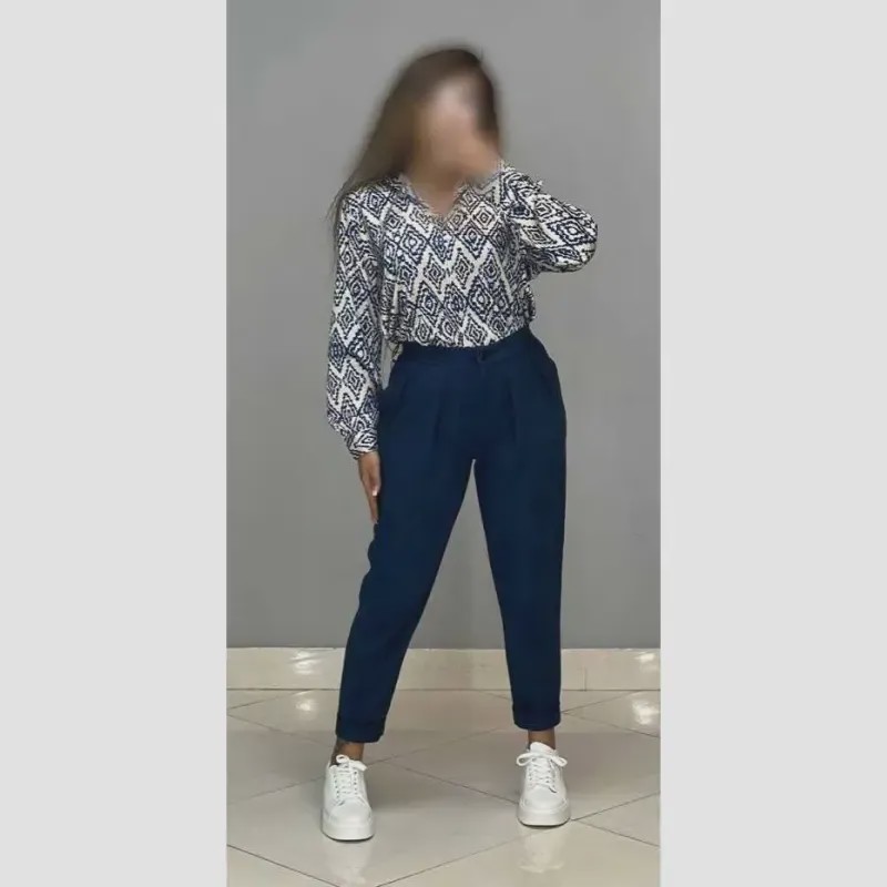 شلوار مام دمپا پاکتی سوییت مخملی کشی رنگ مشکیجدید