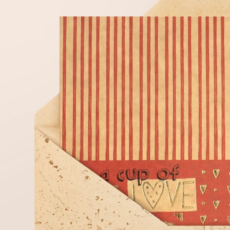 کارت پستال مریخ مدل Love cup 16003جدید