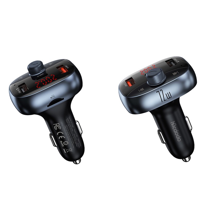 پخش کننده اف ام و شارژر فندکی 72W مک دودو مدل CC-595جدید