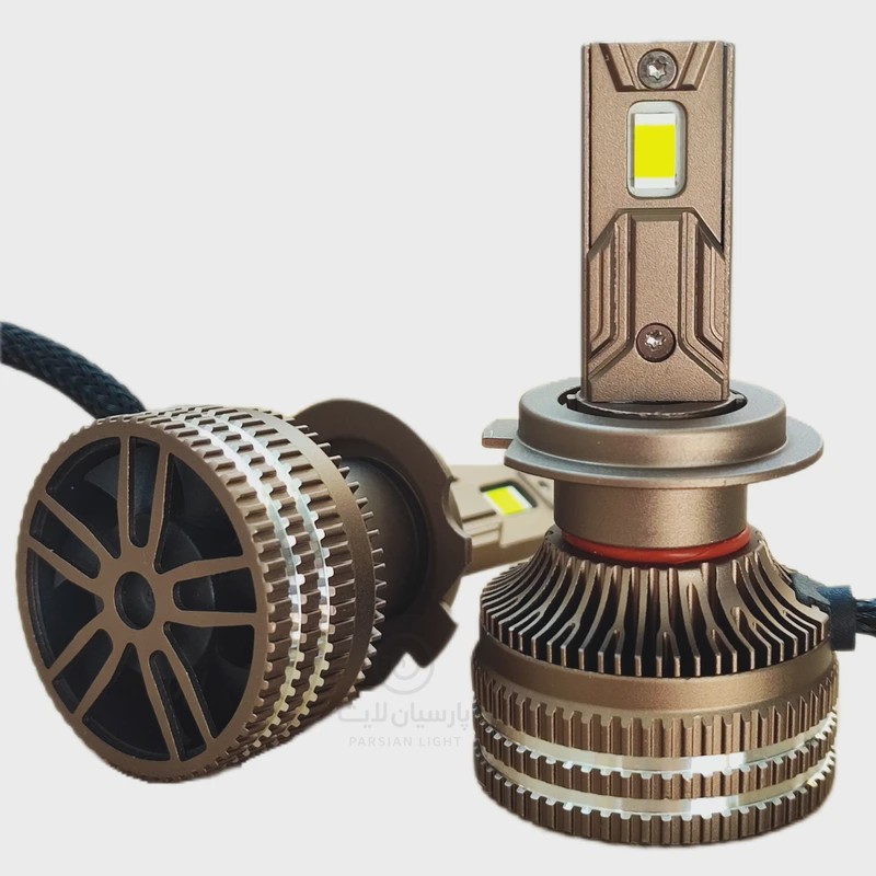 هدلایت فوق قدرتمندM75 کانپکس (200وات) اورجینال پایه h7 بسته دو عددیجدید