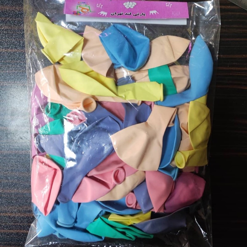 بادکنک پارتی لند تهران مدل پاستیلی کد pastel23 بسته 40 عددی
