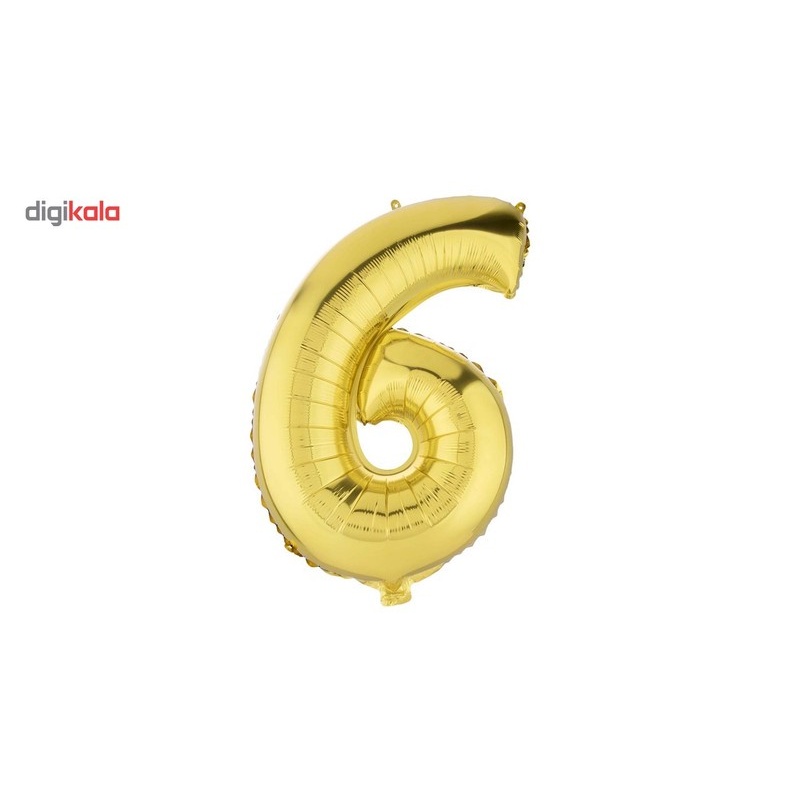 بادکنک فویلی هپی شو مدل Six سایز 32 اینچ