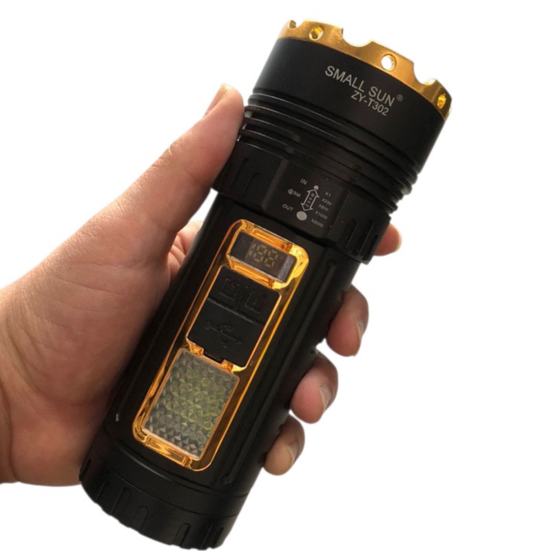 چراغ قوه دستی اسمال سان مدل T302 با نور مهتابی