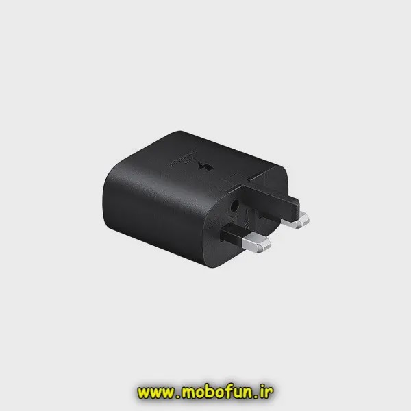 شارژر اصلی گوشی Galaxy Z Fold 6 سامسونگ تک پورت 25 وات سامسونگ Type-C سه پین سوپر فست شارژ مدل EP-TA800 رنگ مشکی (گار...