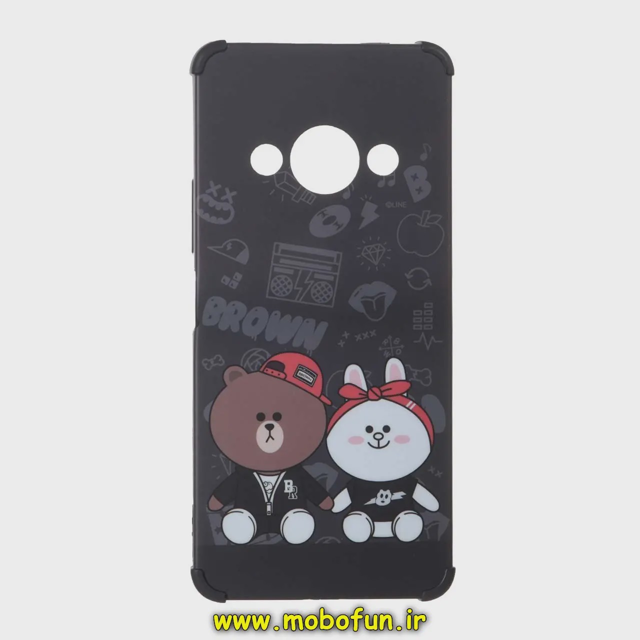 قاب گوشی Redmi A3 - Redmi A3X شیائومی فانتزی هارد HARD ایربگ دار کپسولی محافظ لنز دار کد 23542
