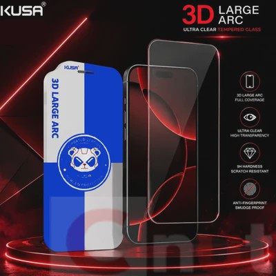 گلس بدون حاشیه آیفون 18 پرو iphone 18 PRO برند کوزا جنس شیشه ای با کیفیت بی نظیر و نصب آسان