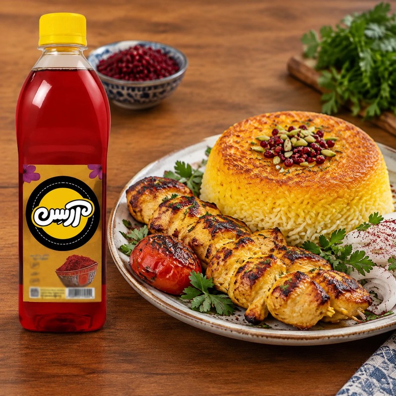 عصاره زعفران آرسن - 1 لیتر بسته 2 عددی