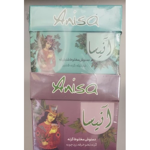 دمنوش گیاهی گزنه و شنبلیله آنیسا طب سنتی رویال