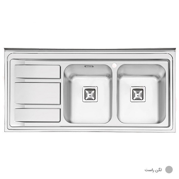 سینک ظرفشویی ایلیا استیل مدل 1068 روکارجدید