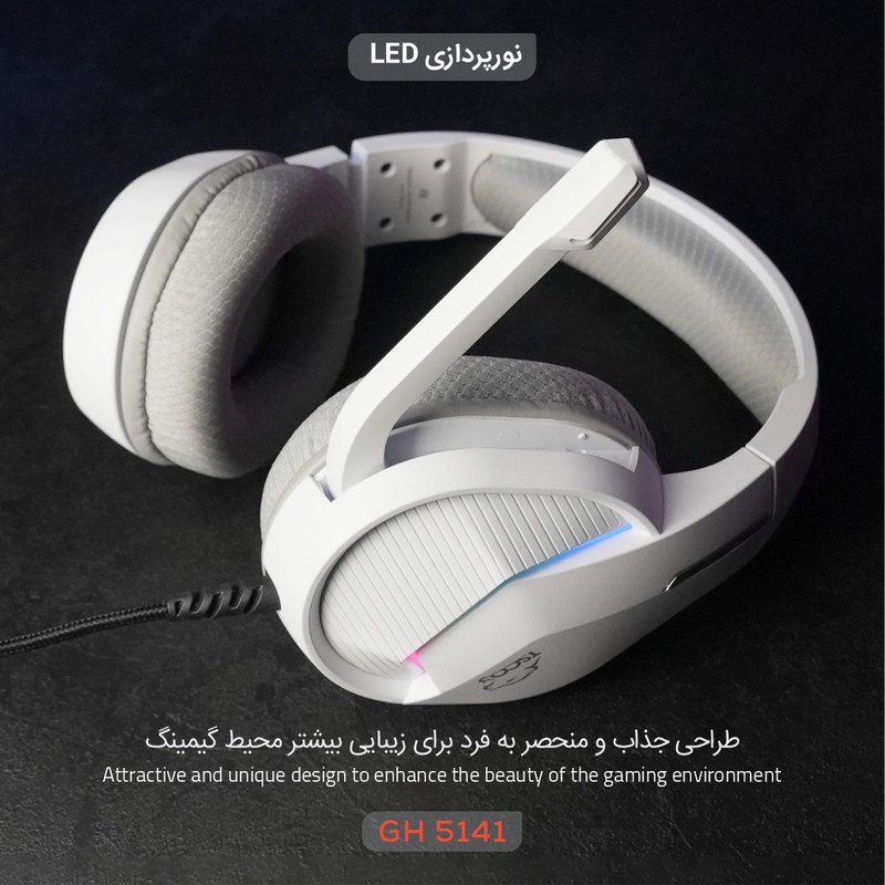 هدست گیمینگ تسکو مدل GH 5141 Zonyx RGBجدید