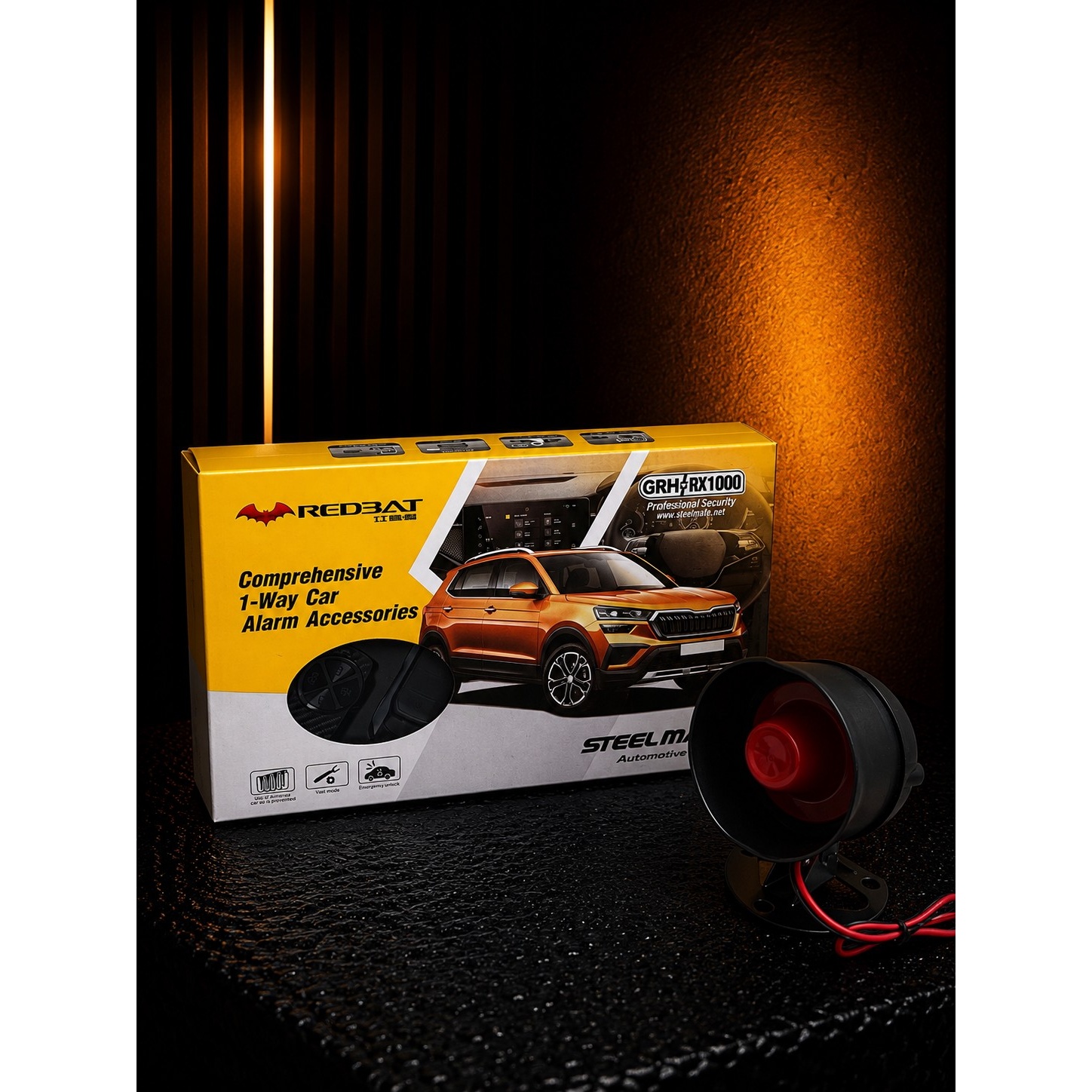 دزدگیر خودرو استیل میت مدل GRH-RX1000lجدید