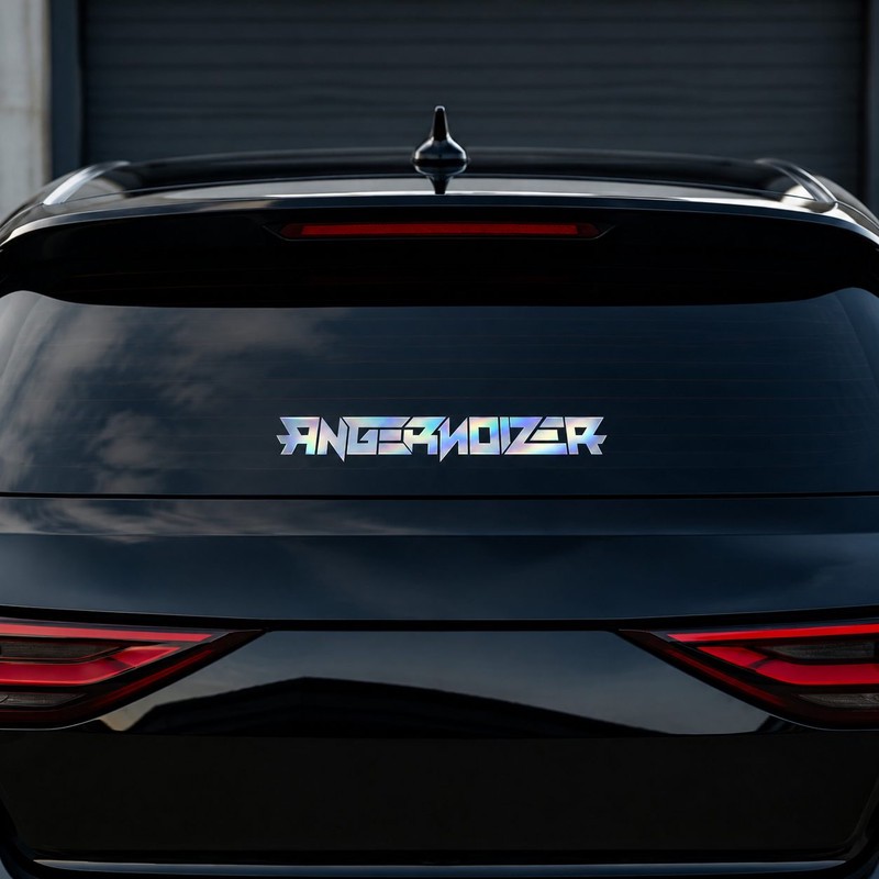 برچسب بدنه خودرو سولگی طرح Anger Noizer هولوگرامی کد M279جدید