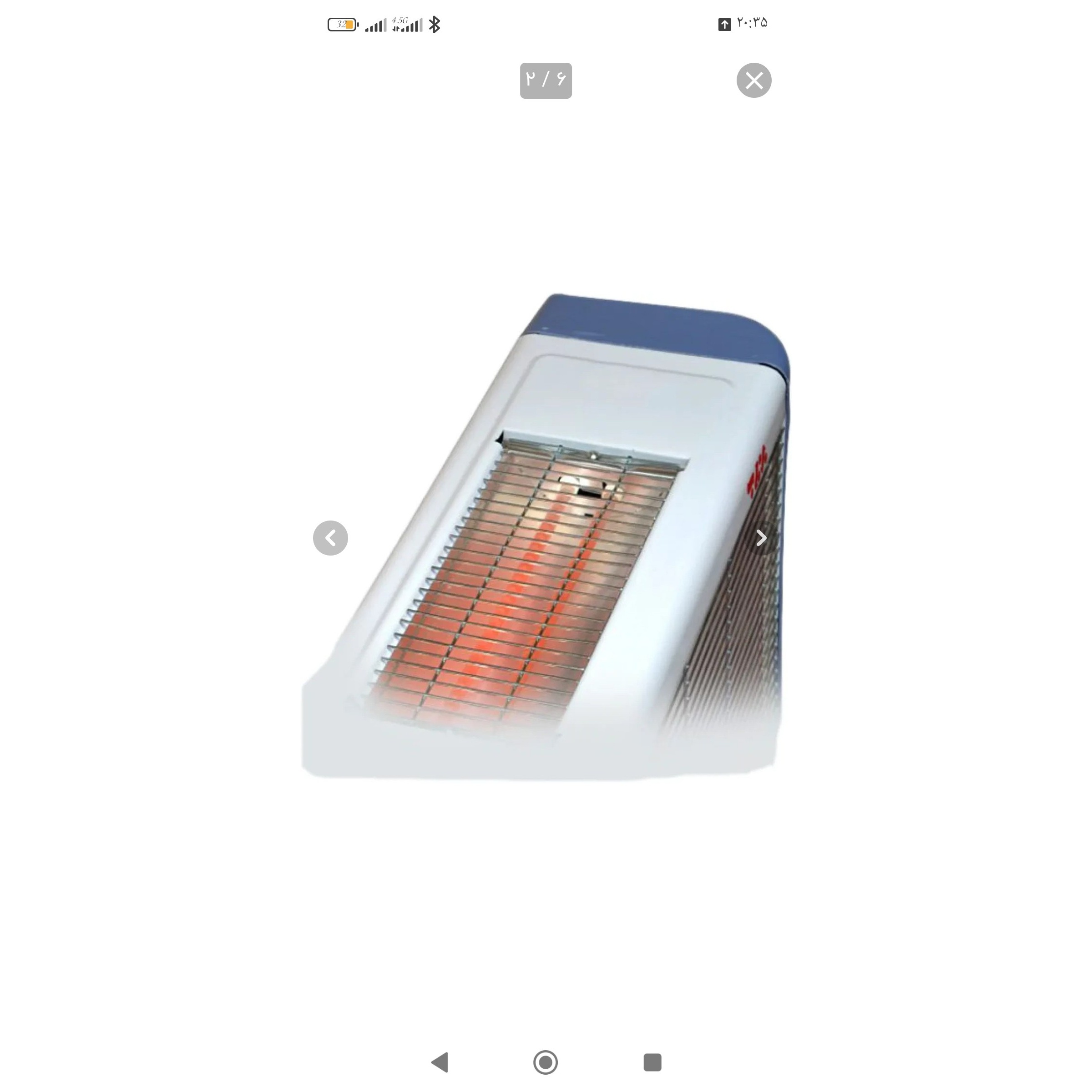 بخاری برقی برفاب مدل QH-3000جدید